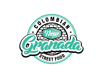 NEW GRANADA (Colombian Street Food) logo design by Suvendu