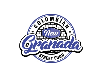 NEW GRANADA (Colombian Street Food) logo design by Suvendu