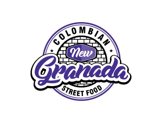 NEW GRANADA (Colombian Street Food) logo design by Suvendu
