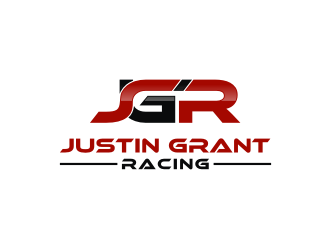 Justin Grant Racing logo design by mbamboex