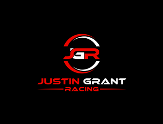 Justin Grant Racing logo design by johana