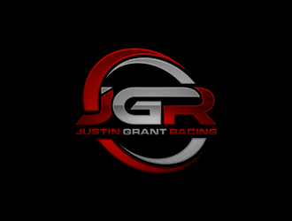 Justin Grant Racing logo design by ndaru