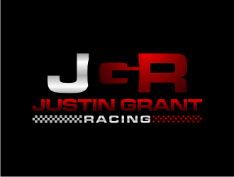 Justin Grant Racing logo design by dewipadi
