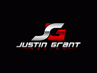 Justin Grant Racing logo design by lestatic22