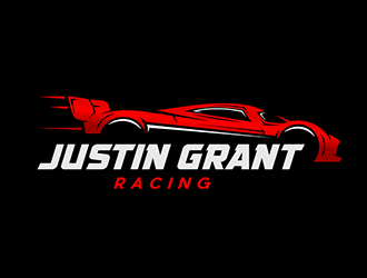 Justin Grant Racing logo design by Optimus