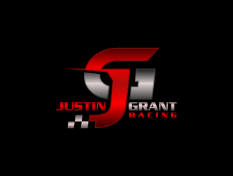 Justin Grant Racing logo design by perf8symmetry
