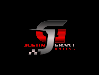 Justin Grant Racing logo design by perf8symmetry