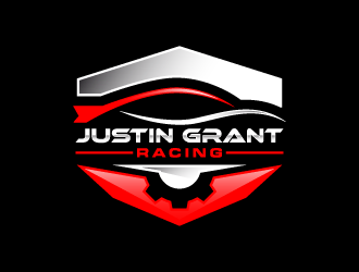 Justin Grant Racing logo design by mhala