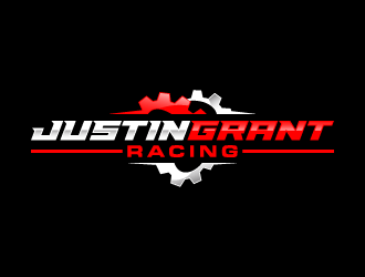 Justin Grant Racing logo design by mhala