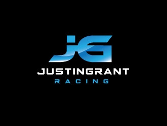 Justin Grant Racing logo design by Suvendu