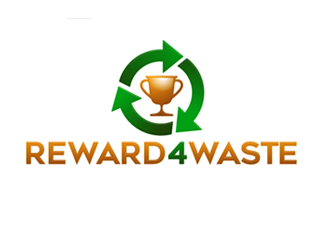 Reward4Waste logo design by megalogos