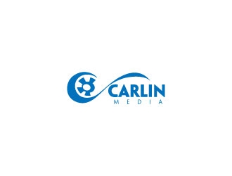 Carlin Media logo design by hwkomp