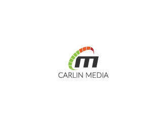Carlin Media logo design by hwkomp