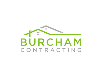 Burcham Contracting logo design by checx