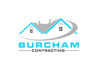 Burcham Contracting logo design by Cekot_Art