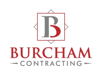 Burcham Contracting logo design by akilis13