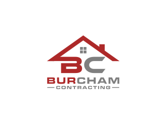 Burcham Contracting logo design by bricton