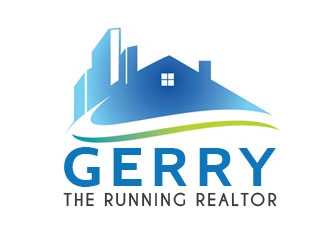 Gerry The Running Realtor logo design by nikkl
