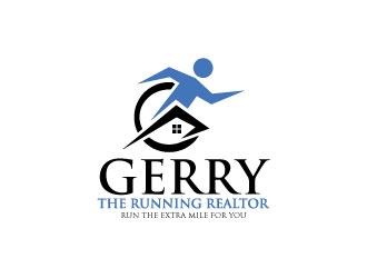 Gerry The Running Realtor logo design by Gaze