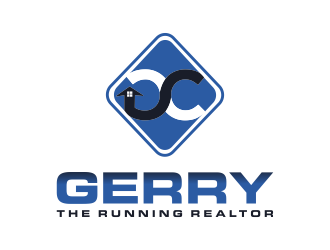 Gerry The Running Realtor logo design by Mahrein