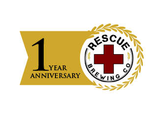 Rescue Brewing Co logo design by BeDesign
