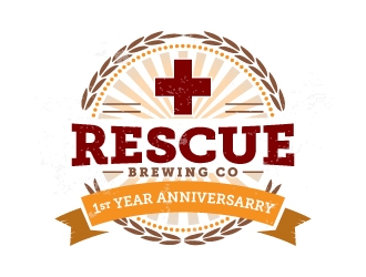 Rescue Brewing Co logo design by pencilhand