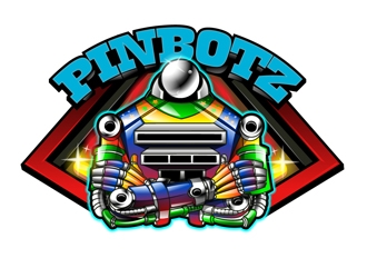 Pinbotz logo design by DreamLogoDesign
