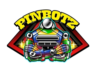 Pinbotz logo design by DreamLogoDesign