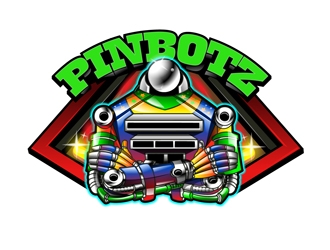 Pinbotz logo design by DreamLogoDesign