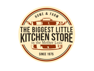The Biggest Little Kitchen Store logo design by BeDesign