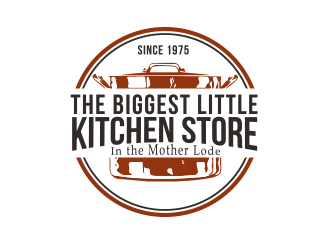 The Biggest Little Kitchen Store logo design by BeDesign