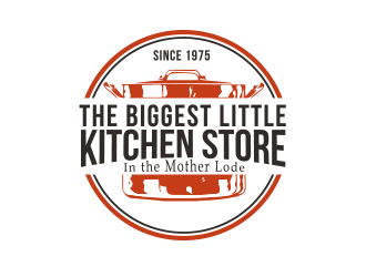 The Biggest Little Kitchen Store logo design by BeDesign