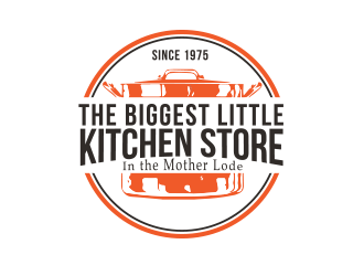 The Biggest Little Kitchen Store logo design by BeDesign