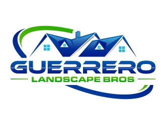 Guerrero Landscape Bros logo design by daywalker