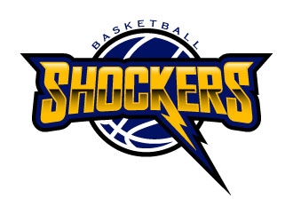Shockers Basketball logo design by daywalker