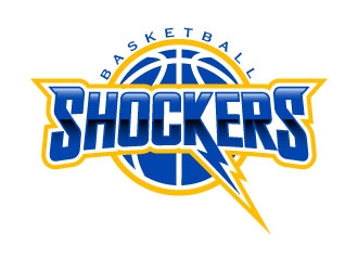 Shockers Basketball logo design by daywalker