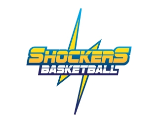 Shockers Basketball logo design by Erasedink