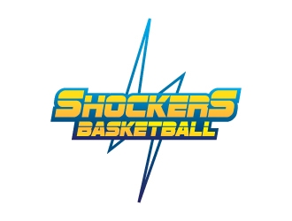 Shockers Basketball logo design by Erasedink