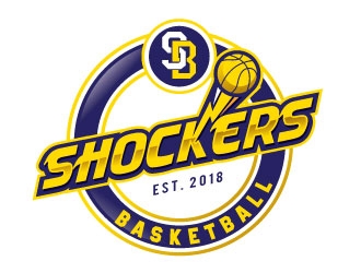Shockers Basketball logo design by REDCROW
