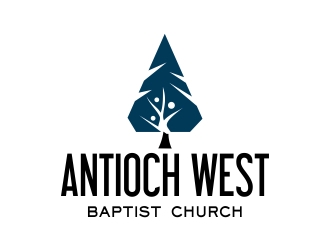 Antioch West Baptist Church logo design by cikiyunn