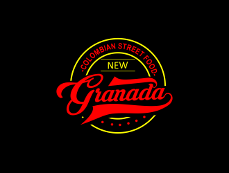 NEW GRANADA (Colombian Street Food) logo design by logy_d