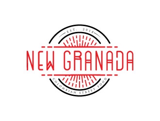 NEW GRANADA (Colombian Street Food) logo design by sanworks