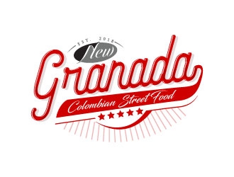NEW GRANADA (Colombian Street Food) logo design by sanworks