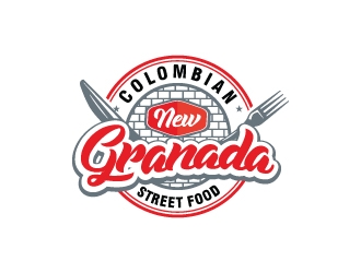 NEW GRANADA (Colombian Street Food) logo design by Suvendu