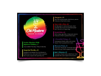 Chi Modern Asian Cuisine logo design by jaize