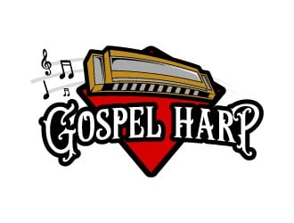 Gospel Harp logo design by daywalker