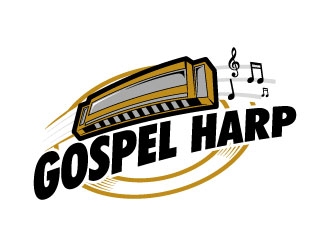 Gospel Harp logo design by daywalker