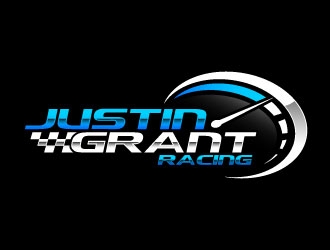 Justin Grant Racing logo design by daywalker