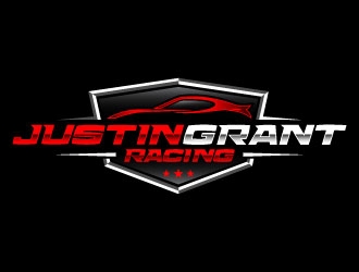 Justin Grant Racing logo design by daywalker