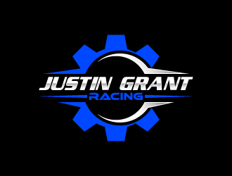 Justin Grant Racing logo design by aim_designer